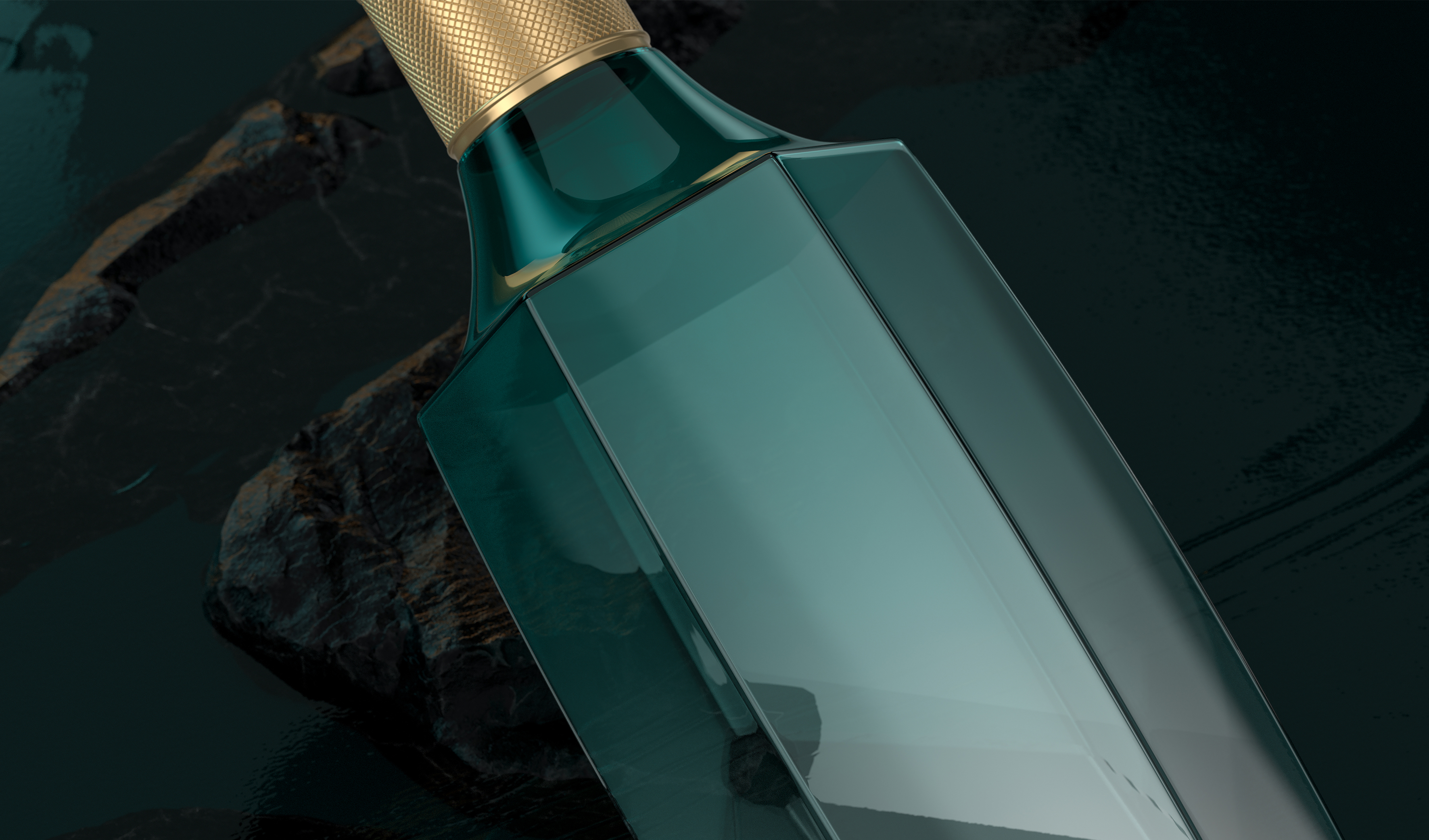 酱香酒瓶 白酒玻璃瓶 渐变喷色 文创 传统 文化 商务 送礼 生肖 生日 喜宴 节日 酒瓶模型 D24模型