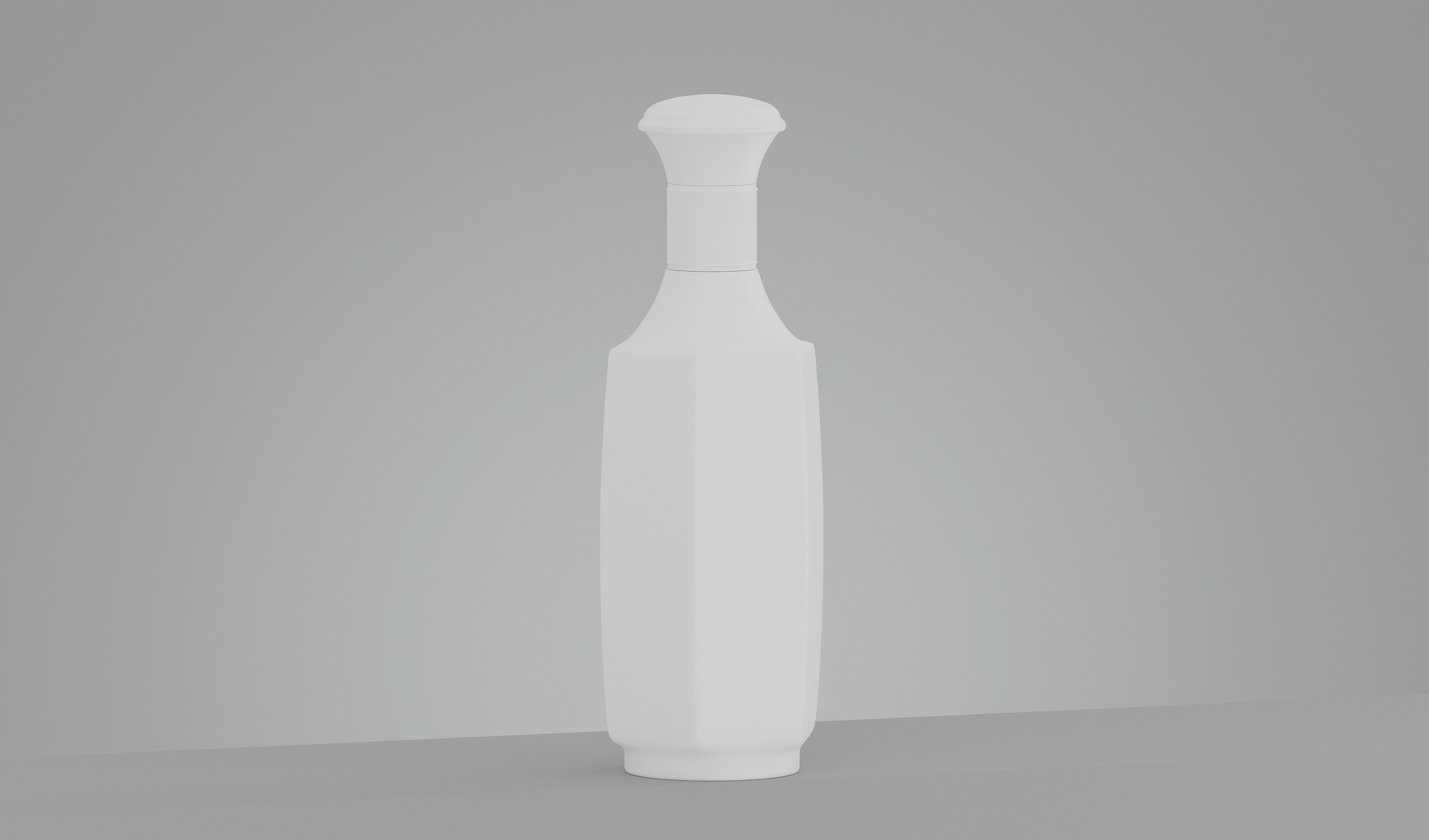 酱香酒瓶 白酒玻璃瓶 渐变喷色 文创 传统 文化 商务 送礼 生肖 生日 喜宴 节日 酒瓶模型 D24模型