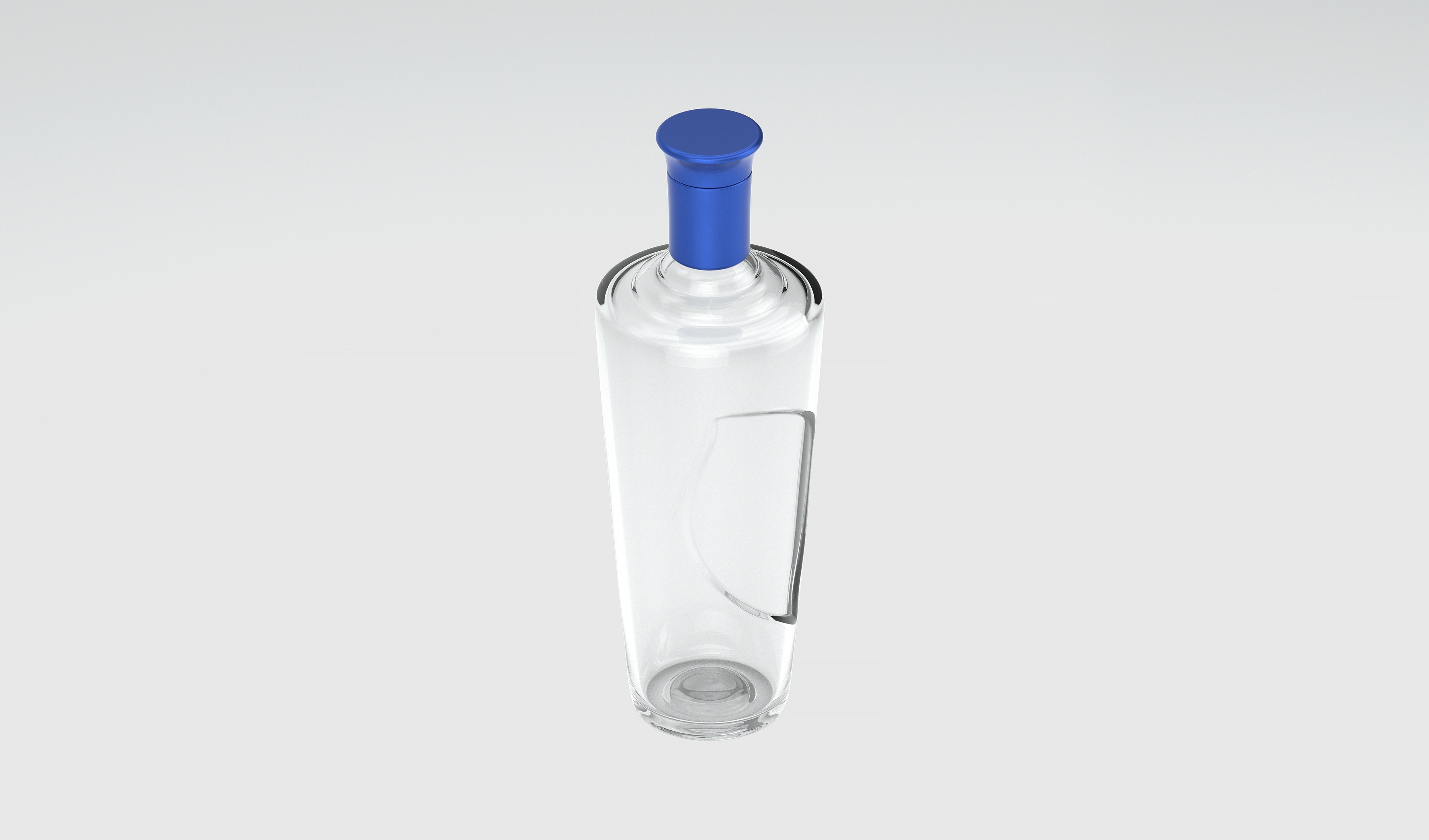 传统 白酒玻璃瓶 玻璃瓶 文创 传统 文化 商务 送礼 生肖 生日 喜宴 节日 叶片凹槽贴标 D17模型