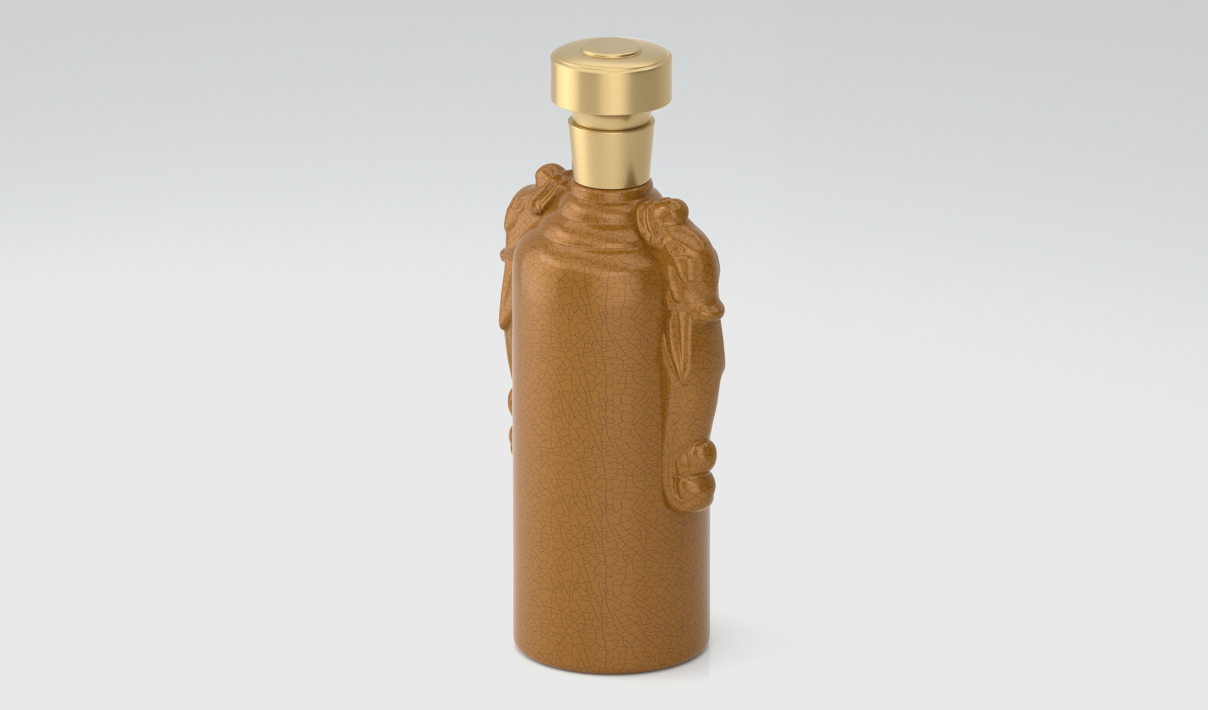 传统瓶子 文创 传统 文化 商务 送礼 生肖 生日 喜宴 节日 肌理裂纹工艺 D12模型