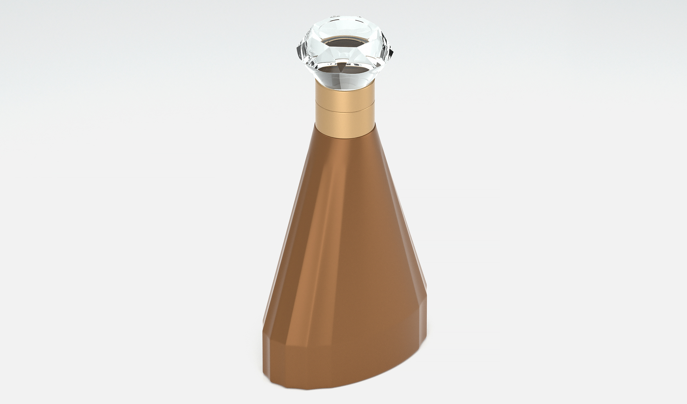 玻璃酒瓶 文创 传统 文化 商务 送礼 生肖 生日 喜宴 节日 棕色喷漆工艺 D07模型