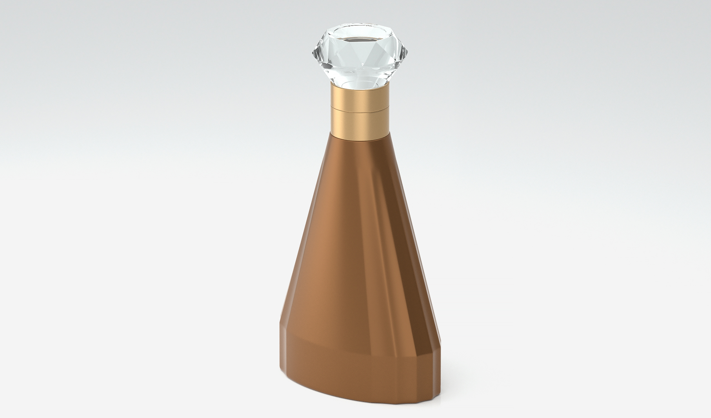 玻璃酒瓶 文创 传统 文化 商务 送礼 生肖 生日 喜宴 节日 棕色喷漆工艺 D07模型