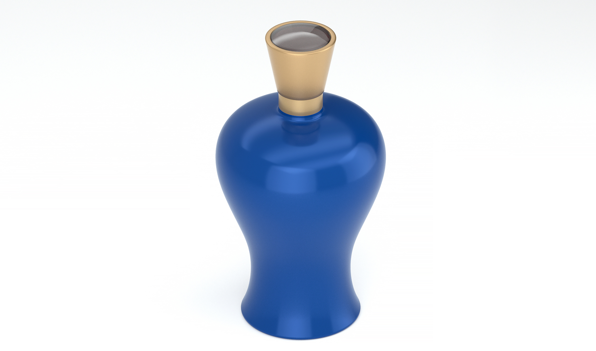 白酒青花瓷酒瓶 文创 传统 文化 商务 送礼 生肖 生日 喜宴 节日 玻璃喷色工艺 D31模型