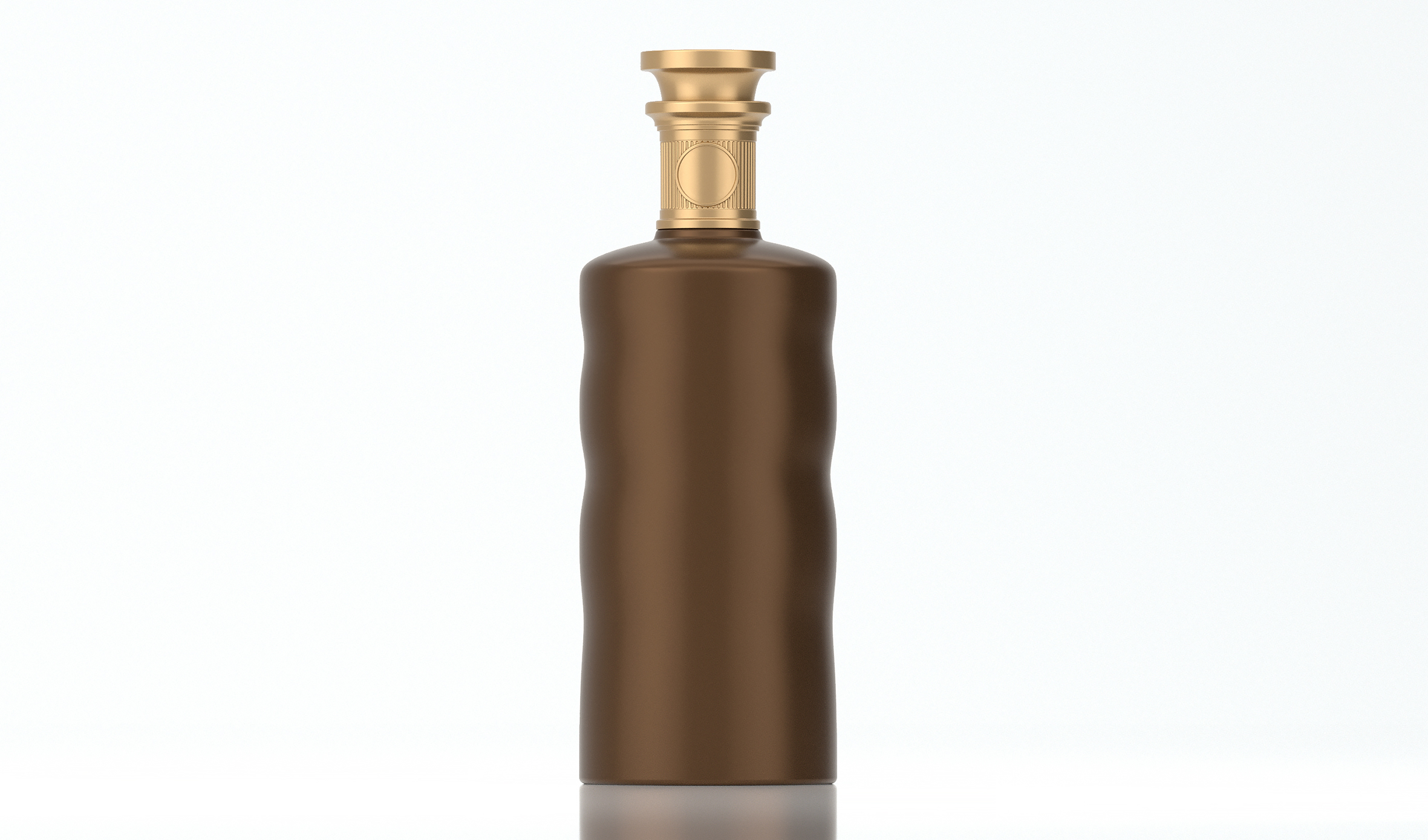 传统酒瓶  棕色喷漆工艺  A03模型