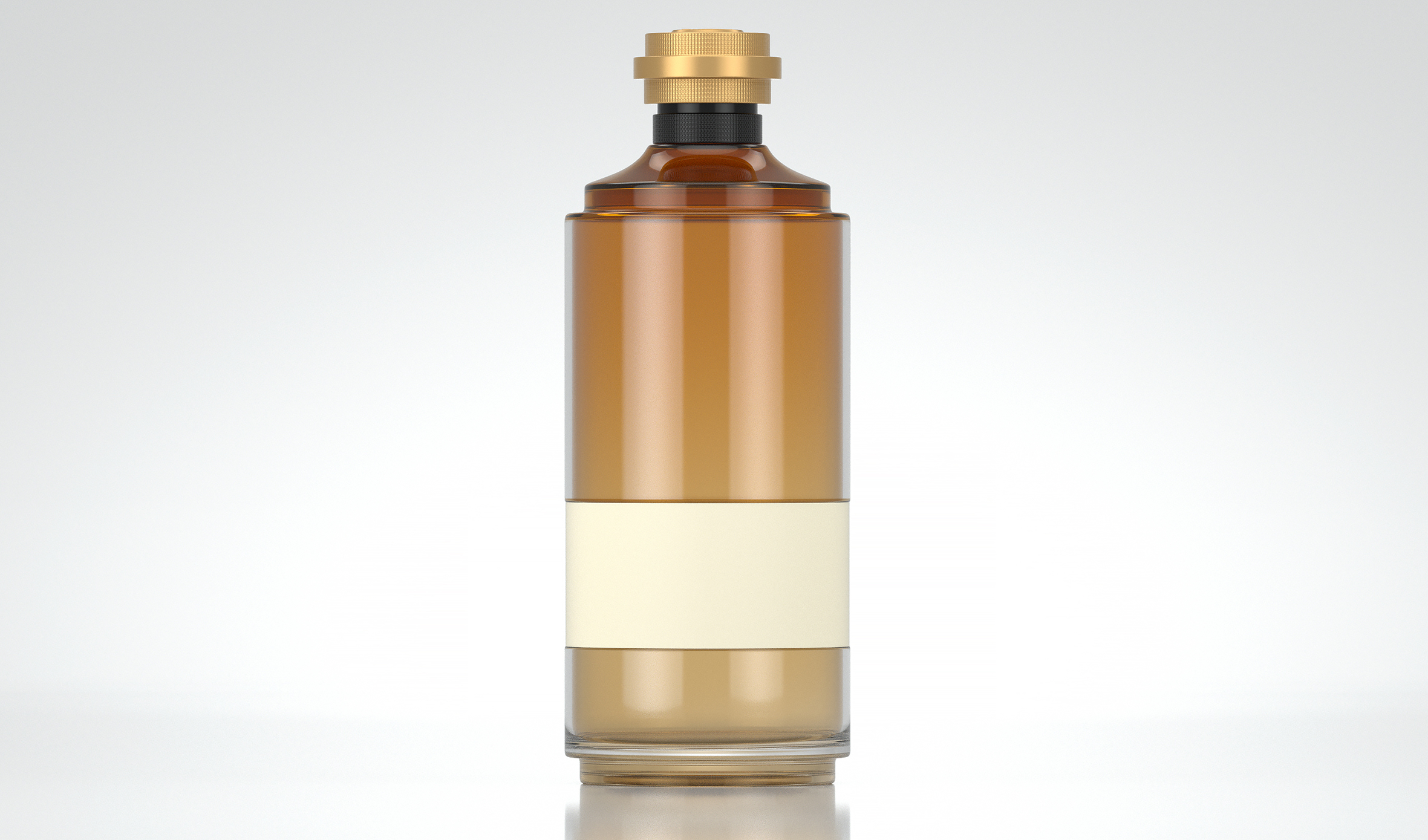 玻璃酒瓶  渐变喷色工艺 A06模型