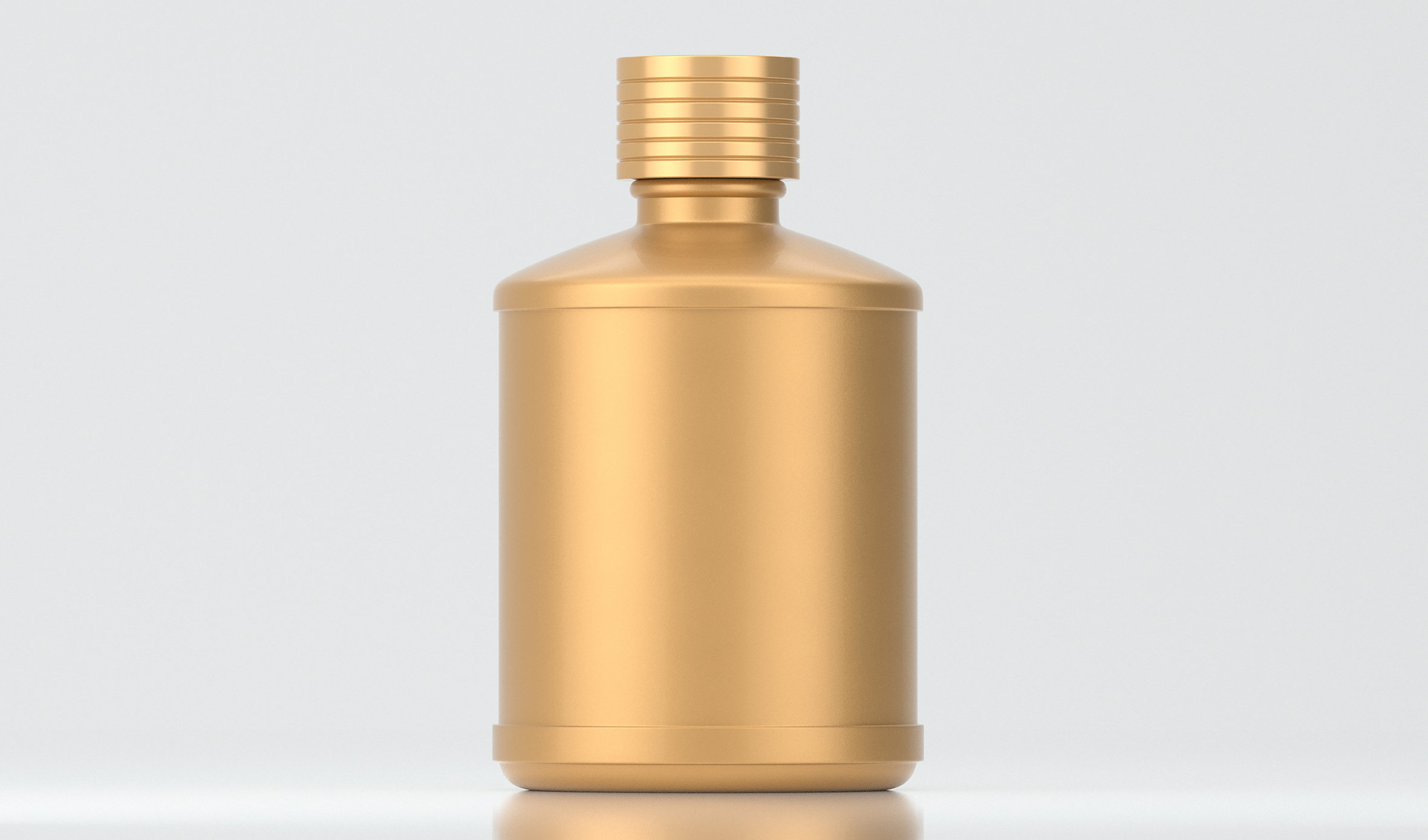 金色酒瓶 喜宴 喜庆 新年 送礼 生日 生肖  金属喷漆工艺  A43模型