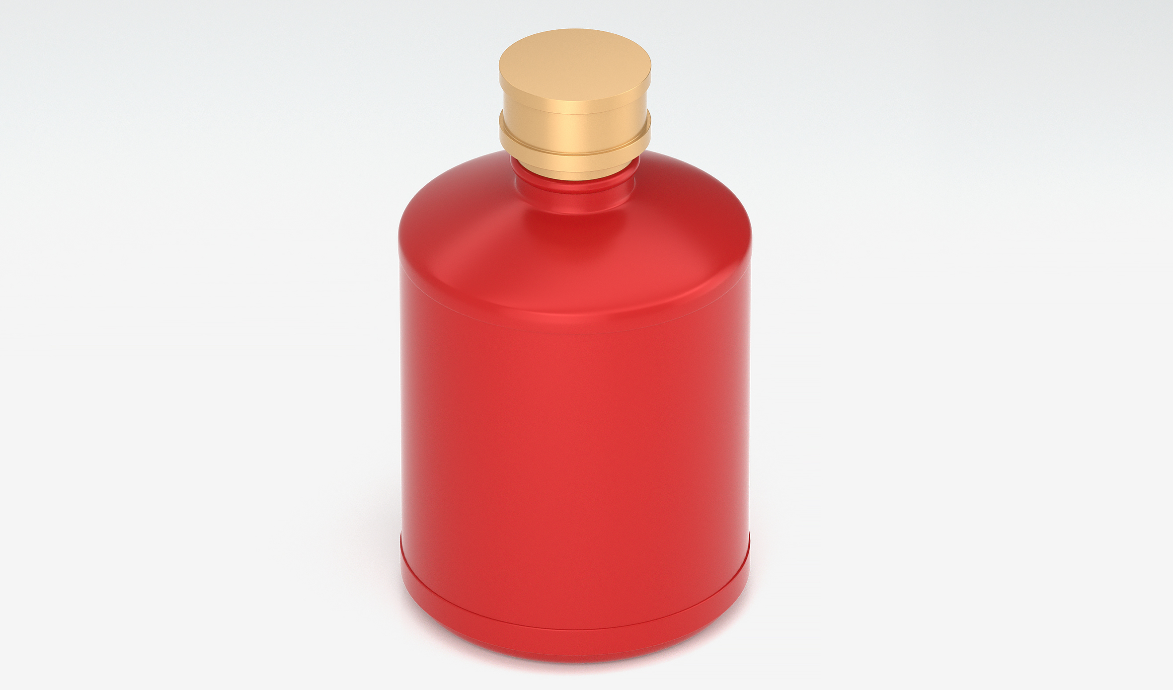 红色酒瓶 喜宴 喜庆 新年 送礼 喷色光泽工艺  A48-1模型