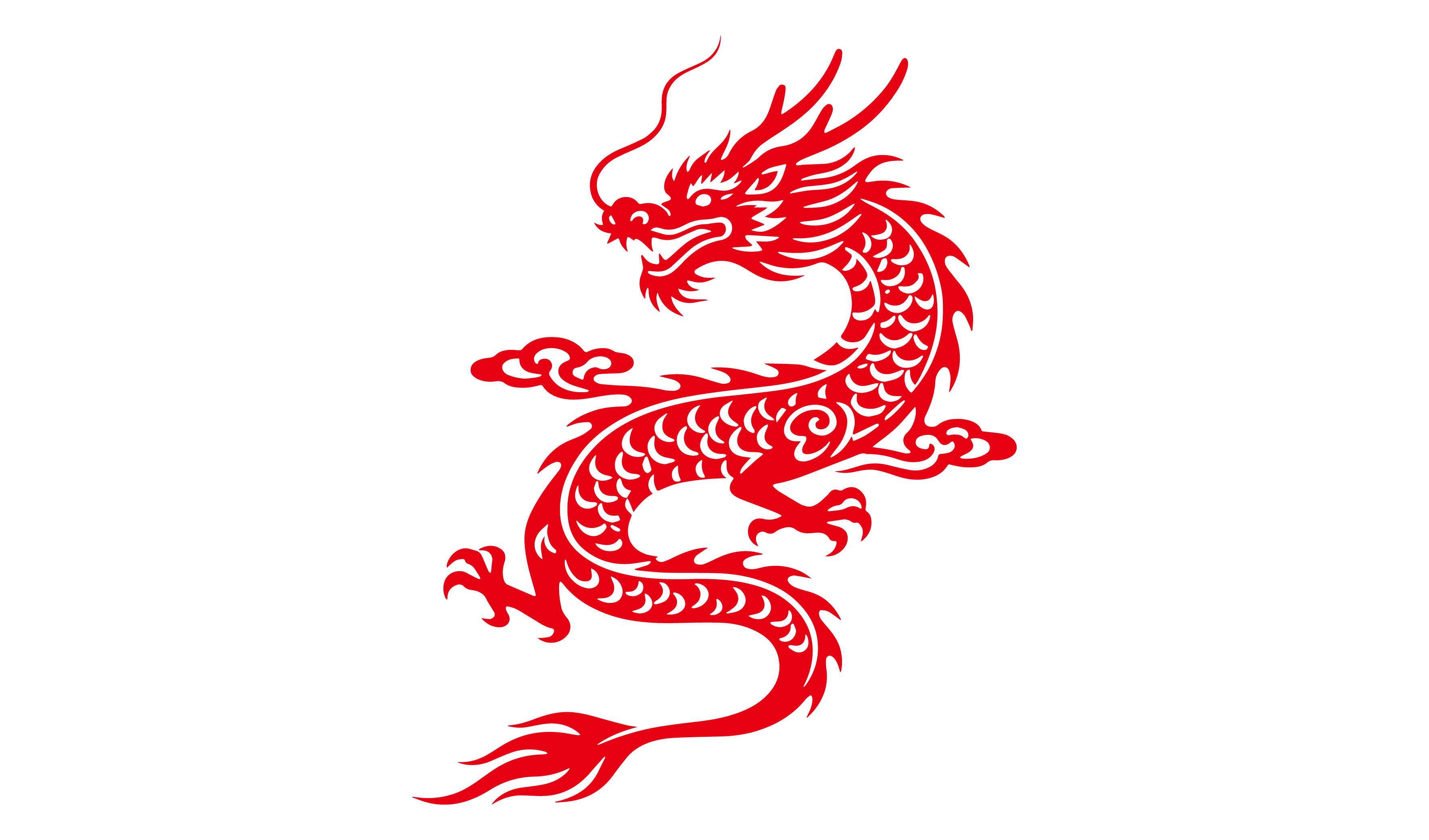 新年-生肖剪纸-龙