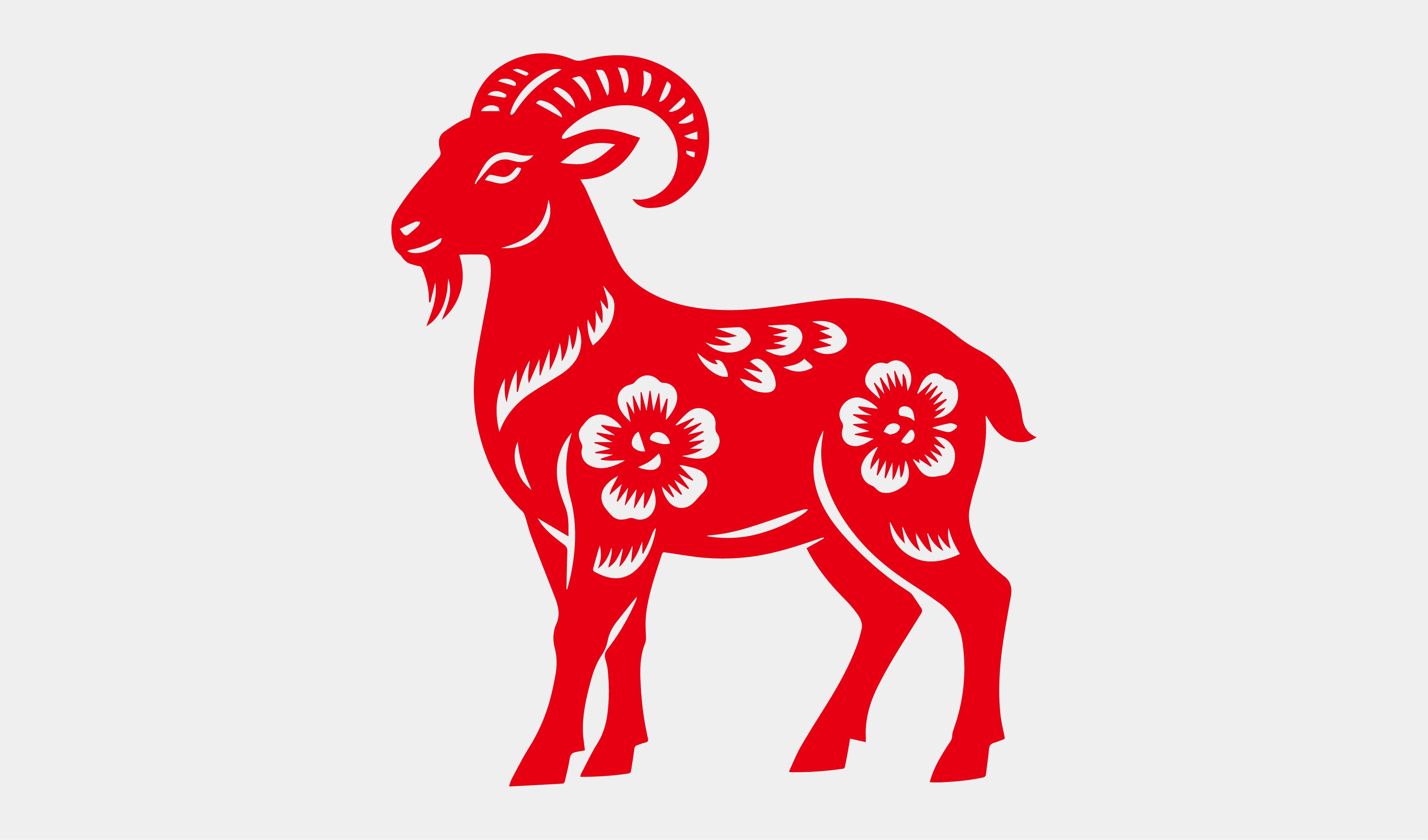 新年-生肖剪纸-羊