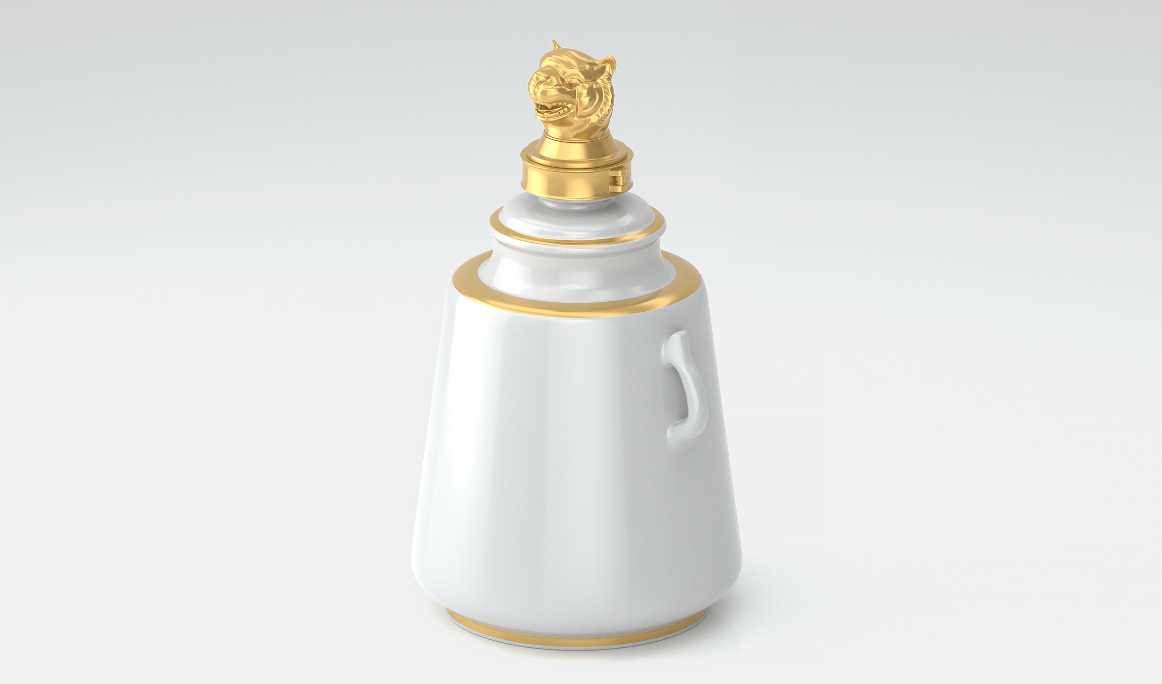 传统 喜庆 送礼 新年 生肖 3斤酒坛子 陶瓷工艺 R06模型