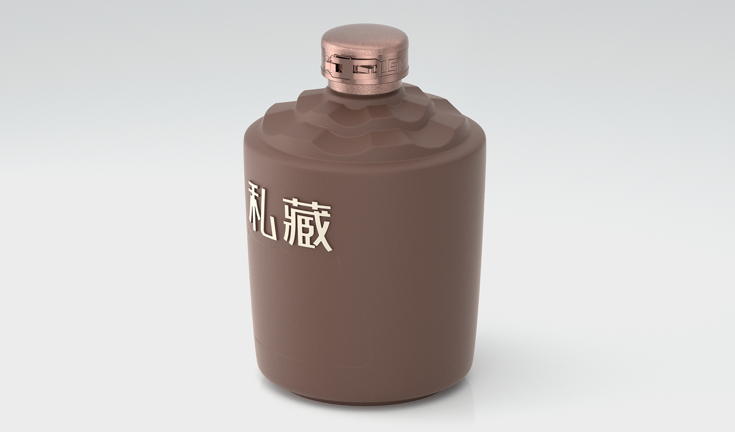 传统 商务 送礼 封坛3斤酒坛子 陶瓷工艺  R10模型