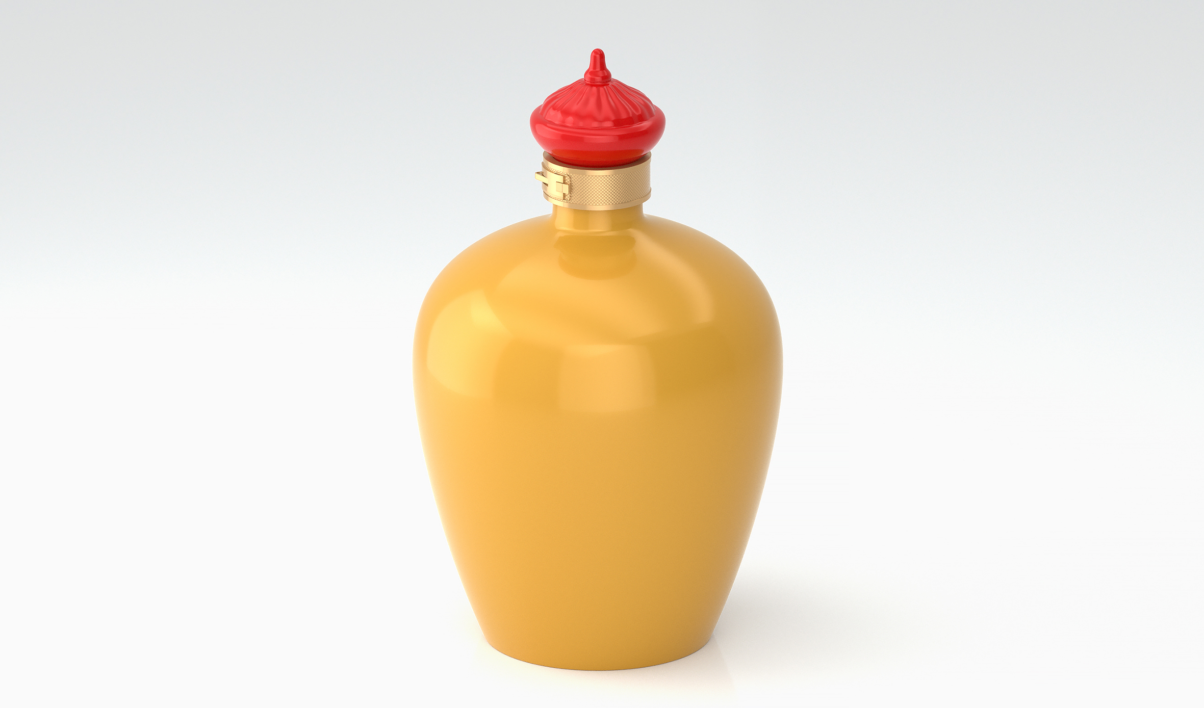 喜宴 状元 喜庆 新年 送礼 生肖 5斤酒坛子 陶瓷工艺 S02模型