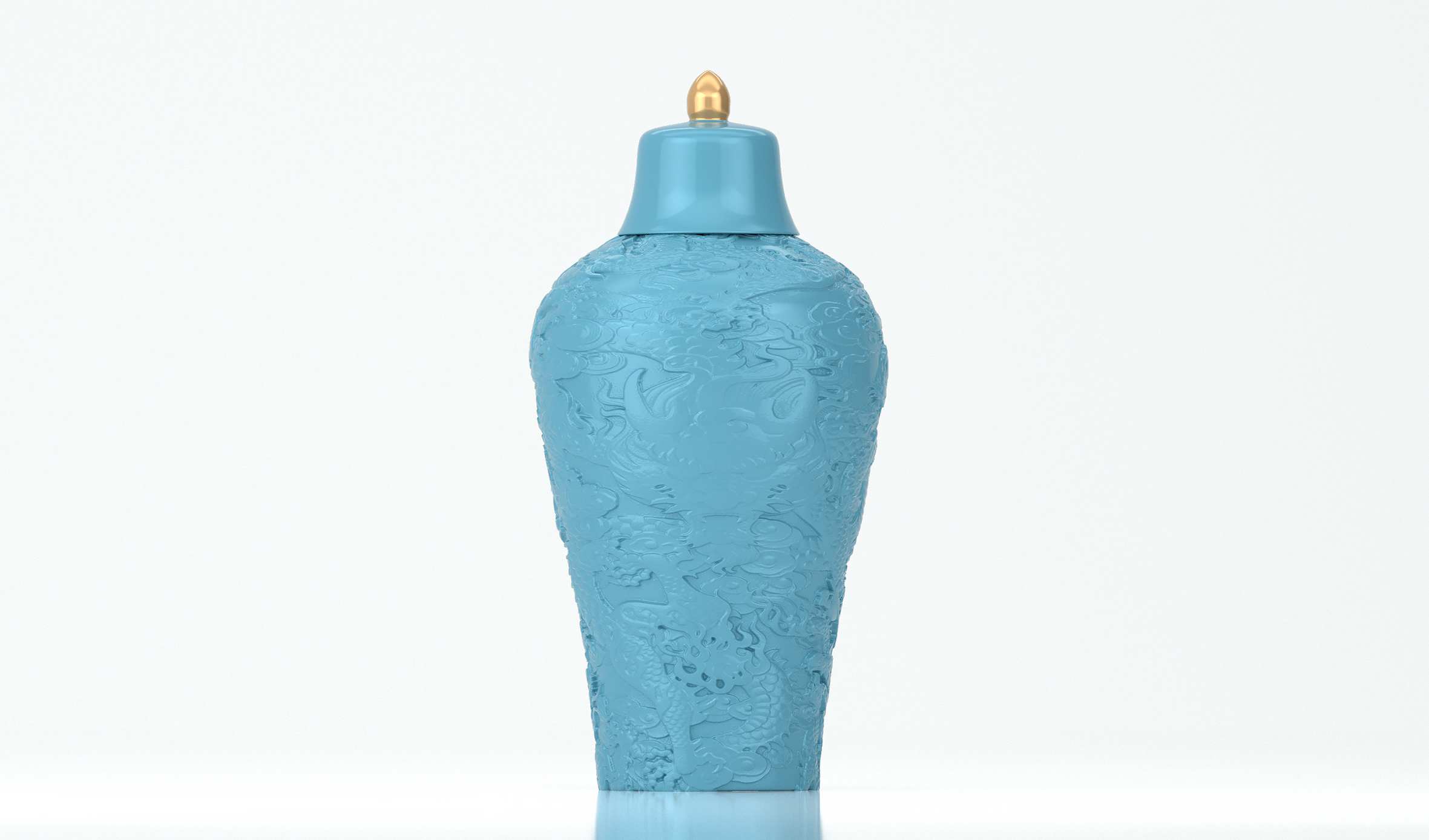 传统 文创 商务 送礼 生肖 10斤封坛酒坛子 陶瓷工艺 T02模型