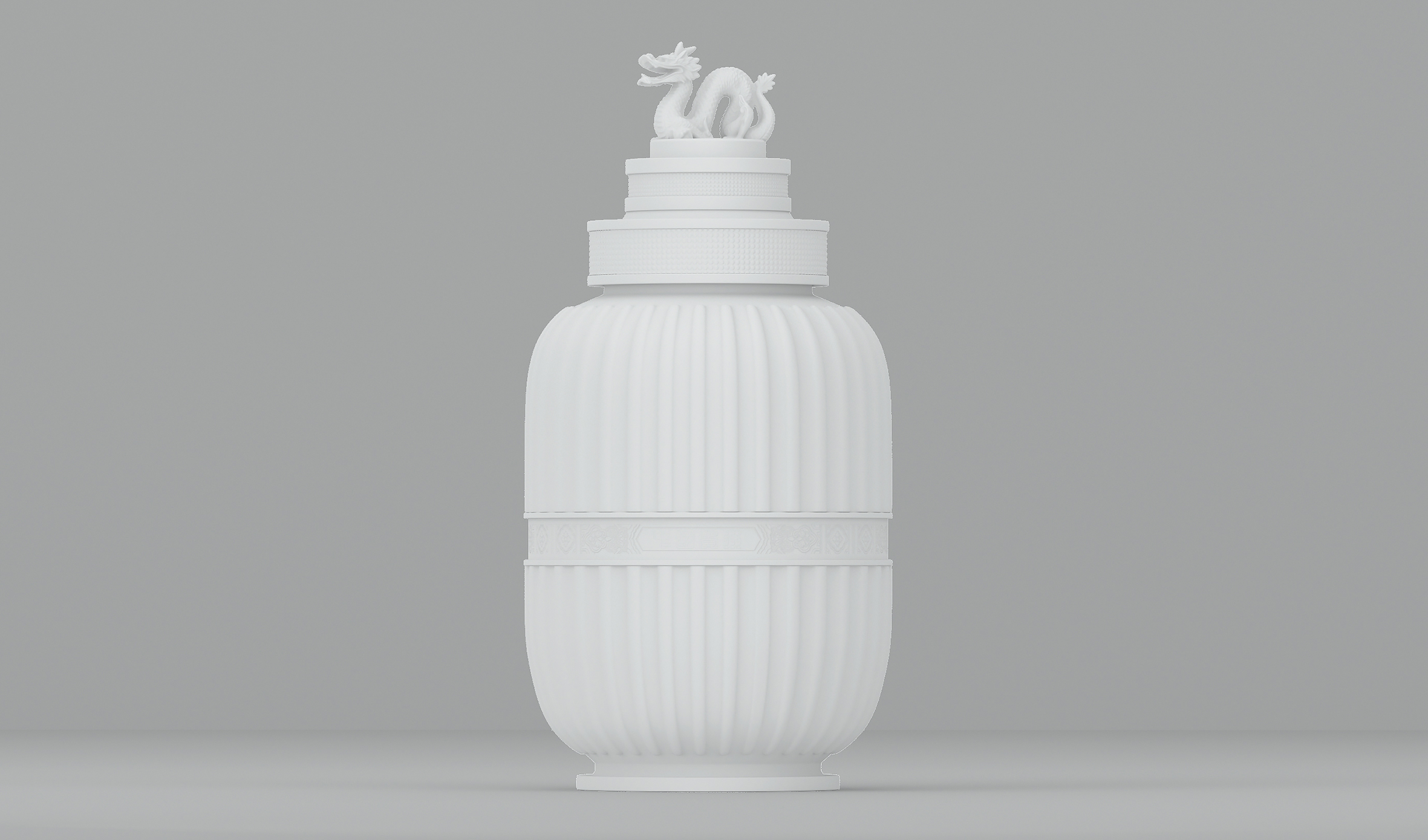 喜宴 状元 喜庆 新年 送礼 节日 生肖 50斤封坛酒坛子 陶瓷工艺 U03模型