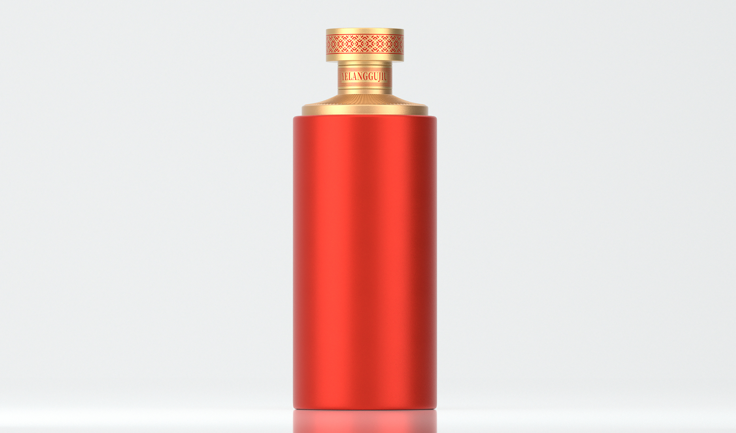 喜庆酒瓶 喜宴 喜庆 新年 送礼 生肖 节日 红色喷漆工艺 A60模型