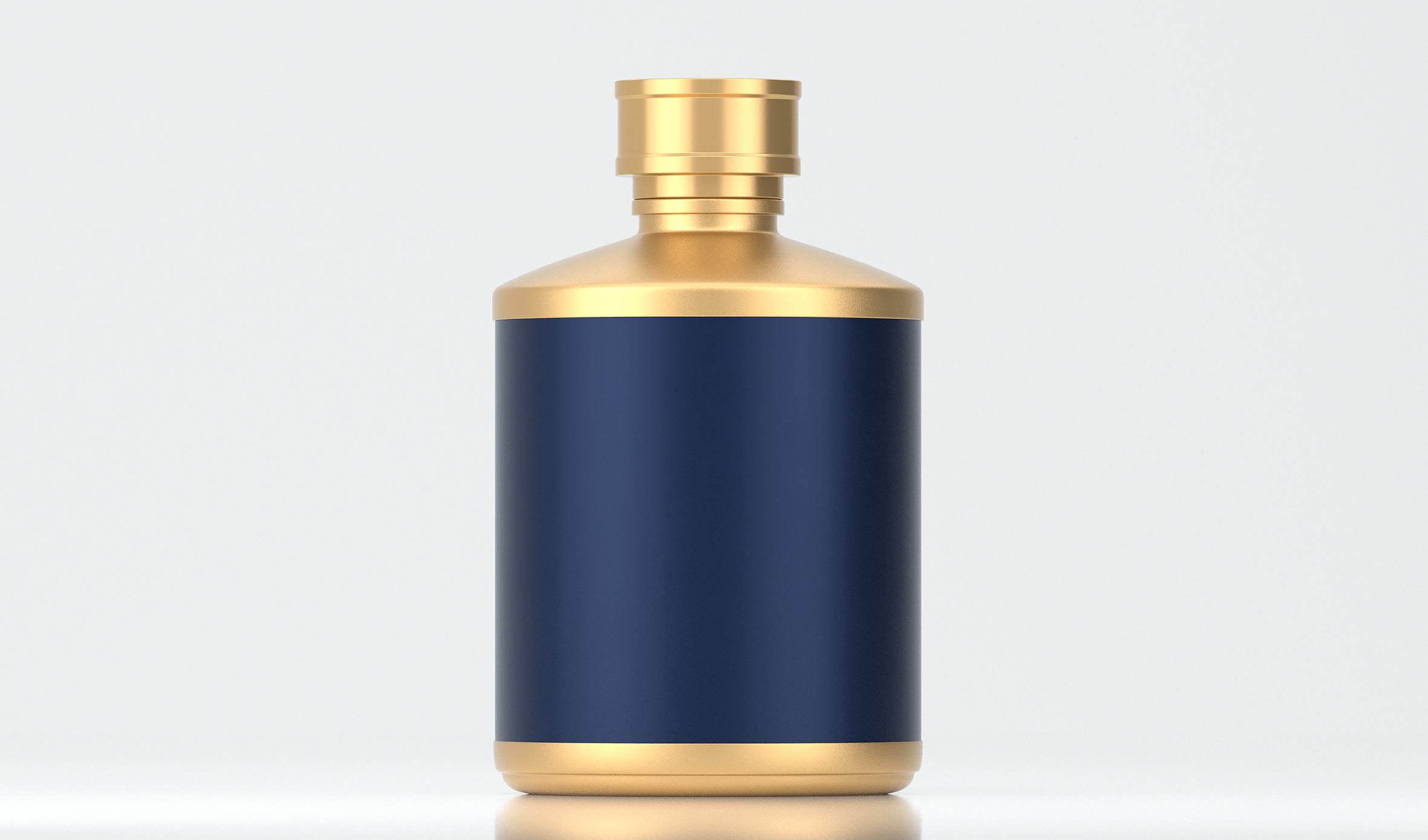 传统酒瓶 文创 传统 文化 商务 送礼 生肖 生日 喜宴 节日 蓝金色喷漆工艺 A67模型