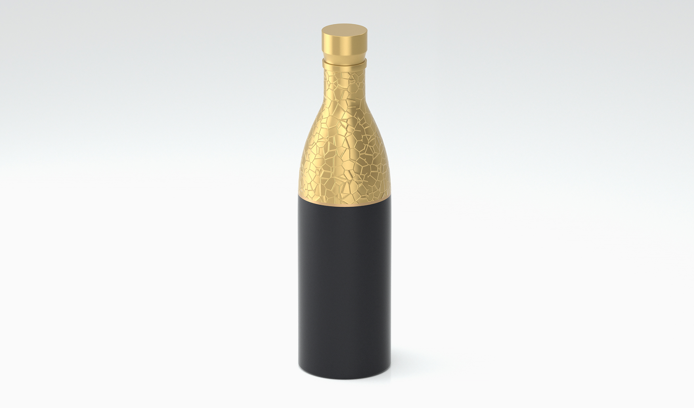文创酒瓶  抽象肌理喷漆工艺 A73模型