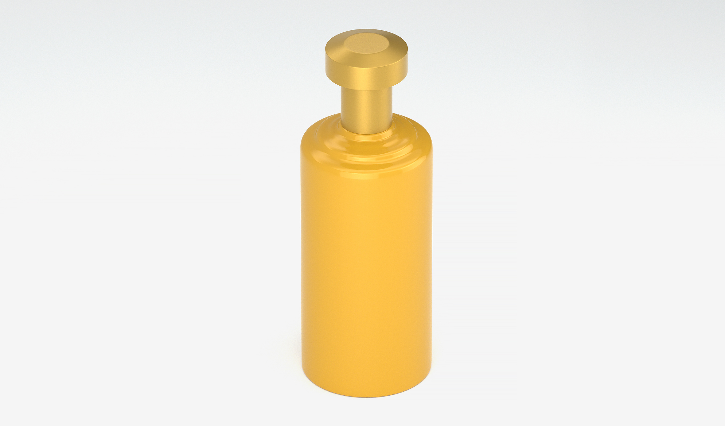 传统帝黄色酒瓶  光泽喷色工艺  A136模型