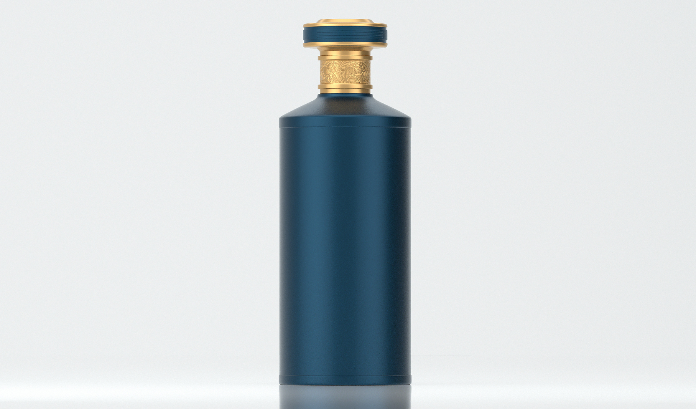 商务送礼酒瓶  金属喷漆磨砂工艺  A138模型