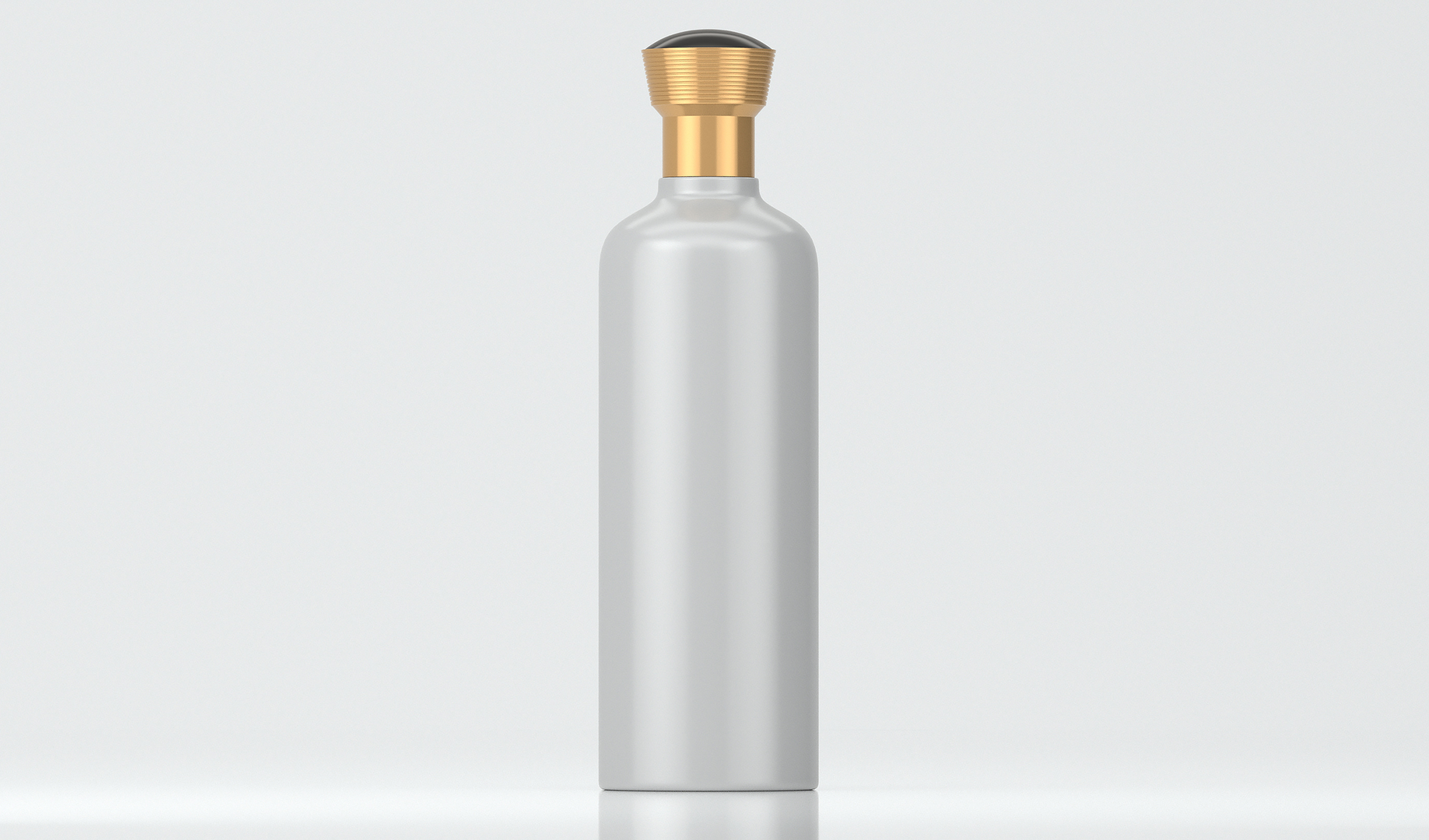 白色主题酒瓶  光泽喷色工艺  A150模型