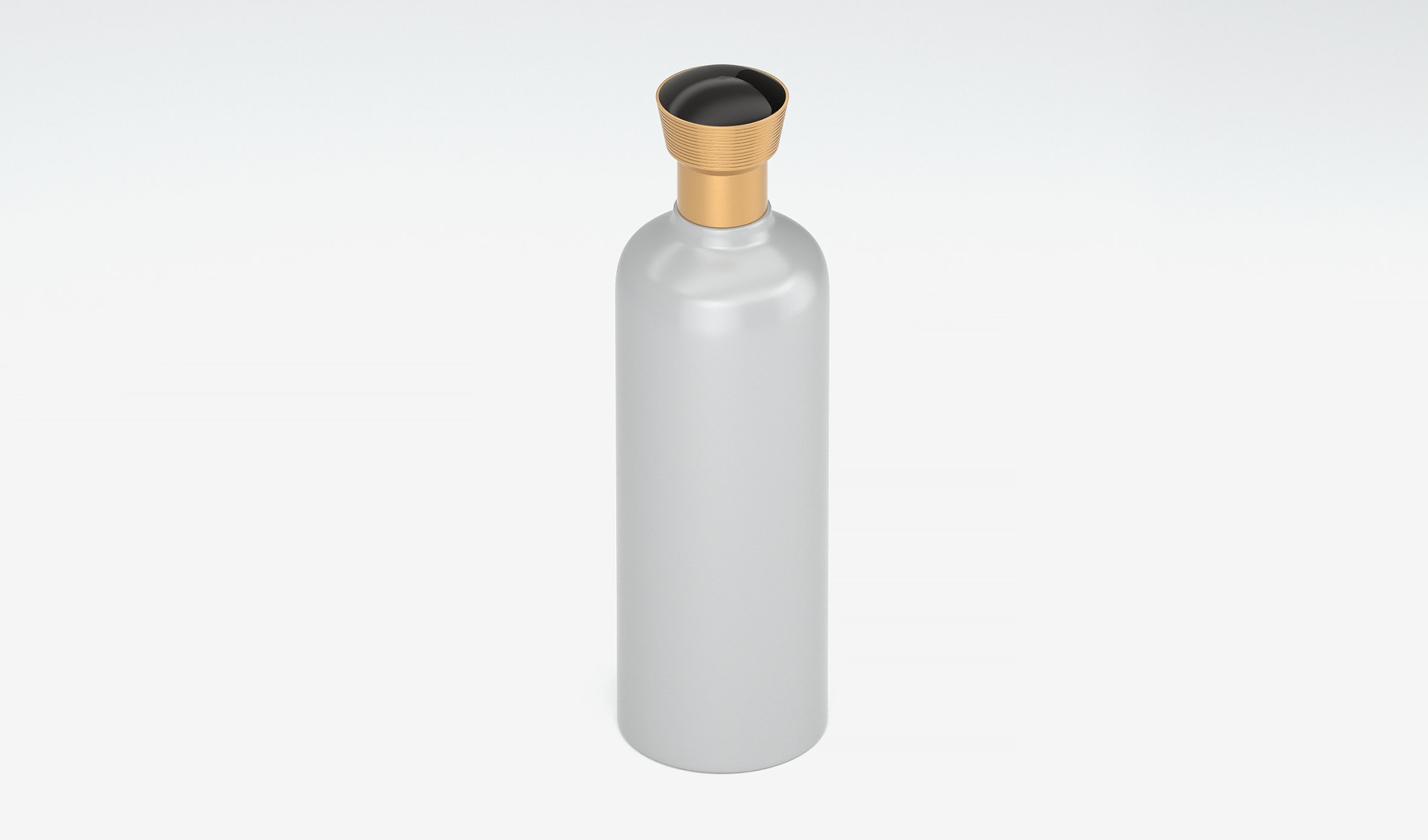 白色主题酒瓶  光泽喷色工艺  A150模型