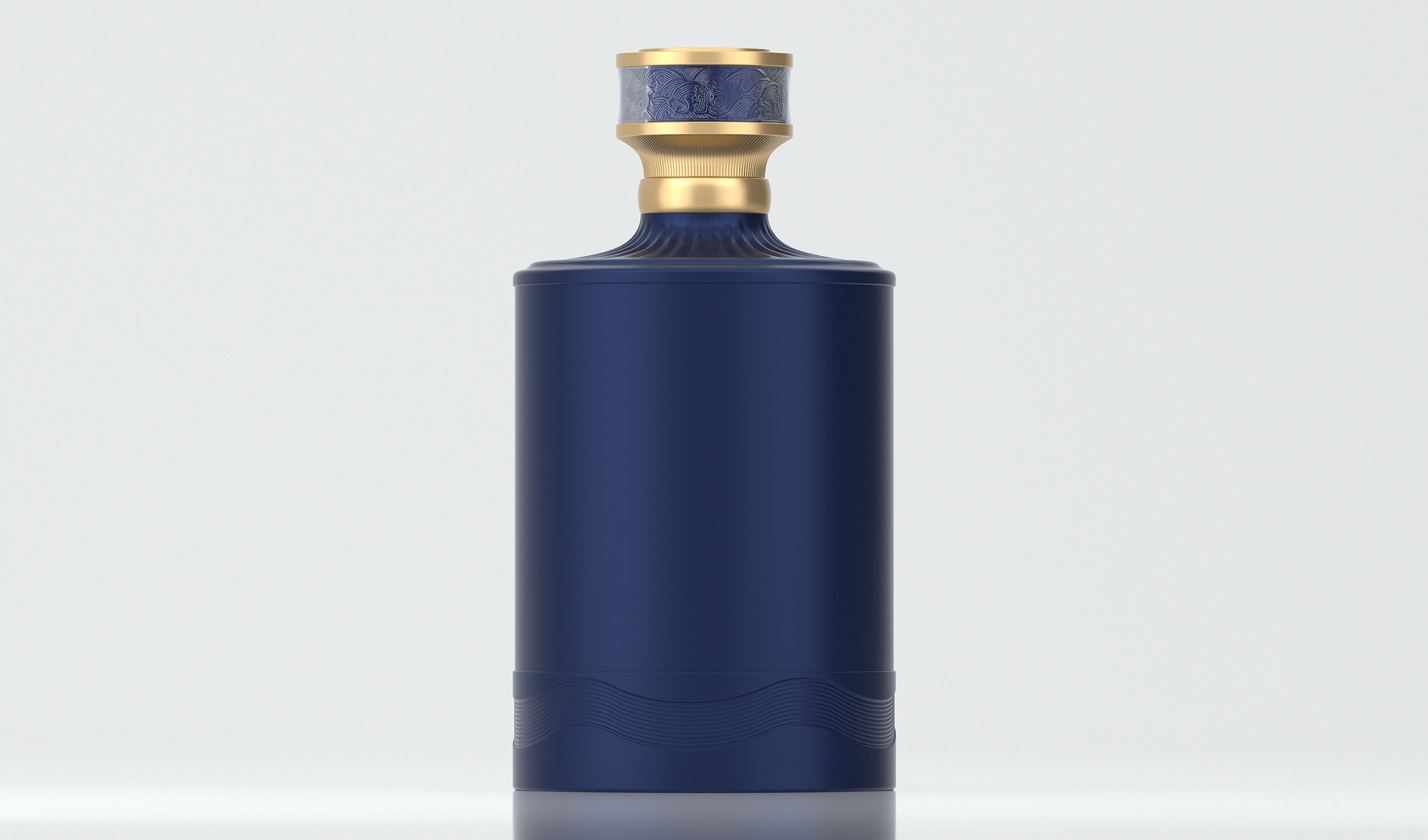 赤水瓶矮款商务送礼酒瓶  金属喷漆工艺  A151模型