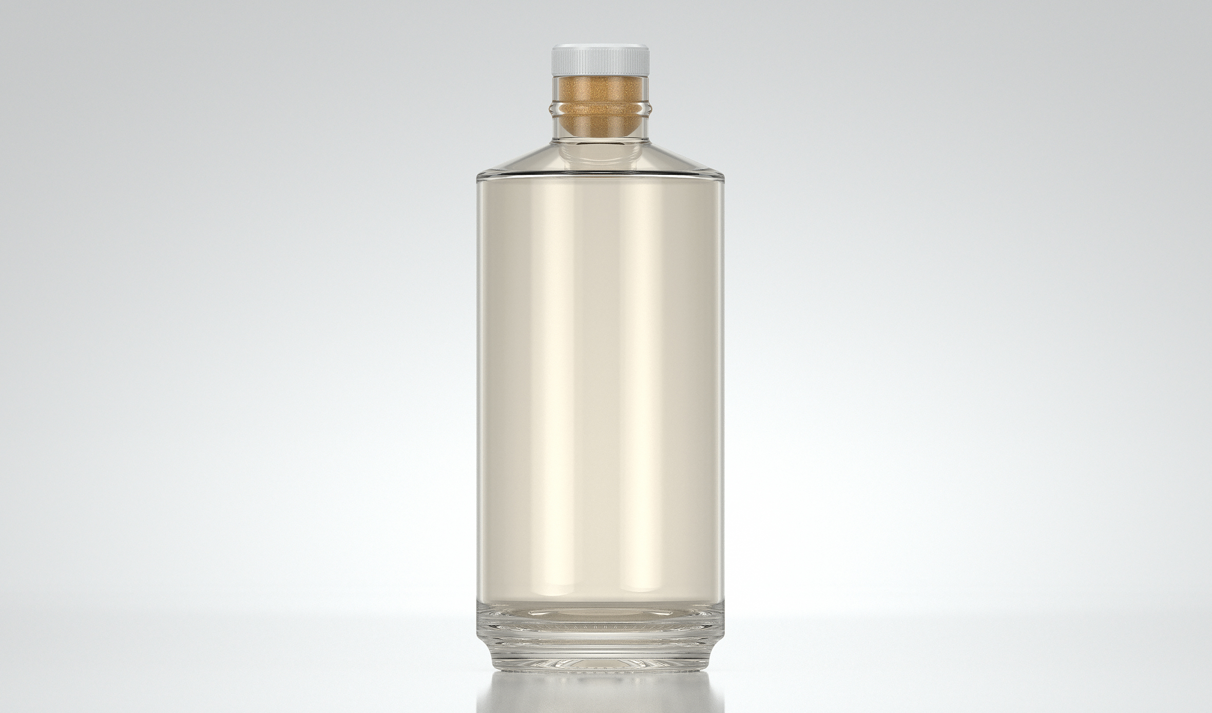 寸欢喜文创酒瓶  玻璃瓶工艺  A152模型