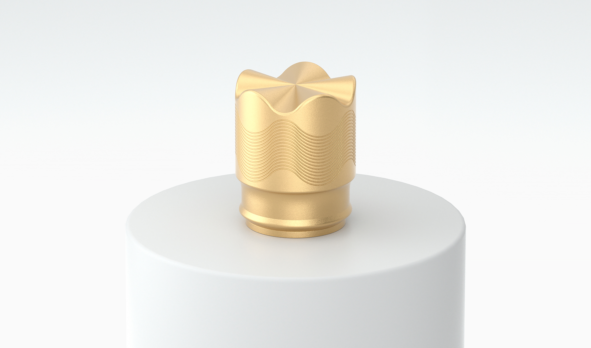 传统白酒赤水瓶盖 金属喷漆工艺  L01盖子模型